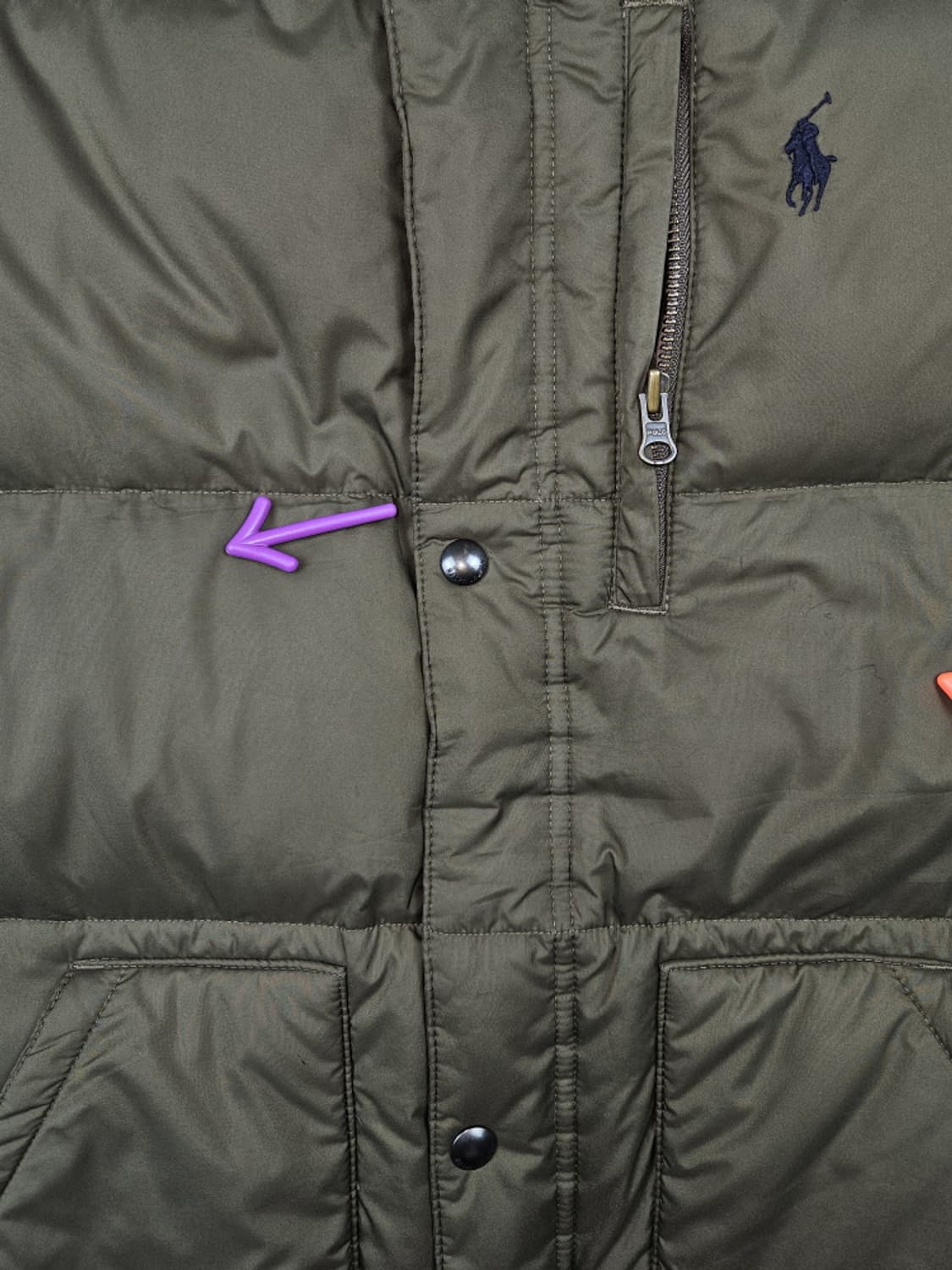 폴로랄프로렌 클래식 다운 후드 푸퍼 자켓 ( XL ) / 10194 상품이미지9