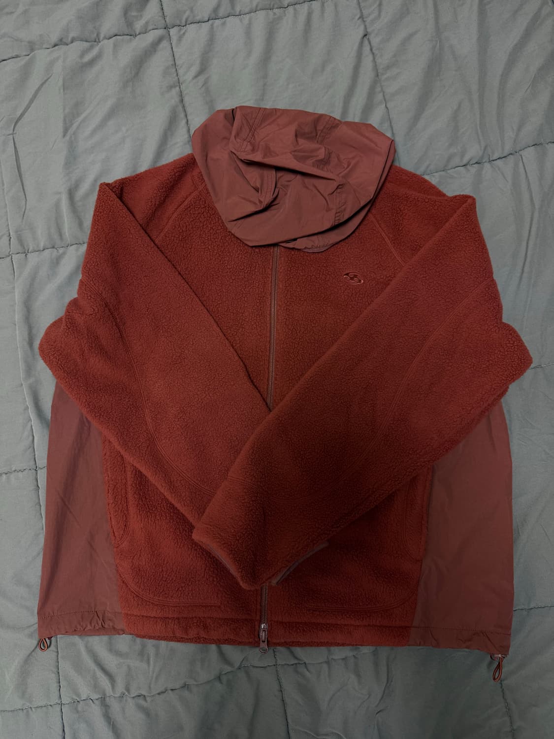 산산기어 플리스 재킷 브릭 레드 3사이즈 팝니다 상품이미지2