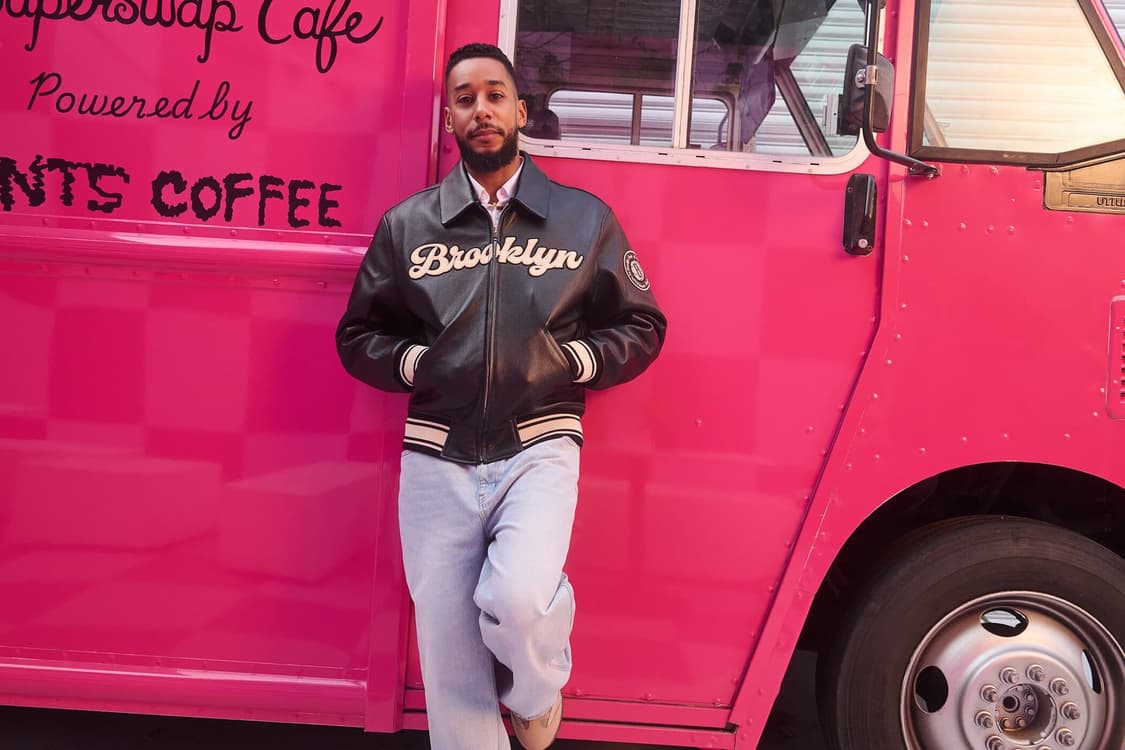 키드슈퍼x브루클린 네츠 레더자켓(XL) 상품이미지8