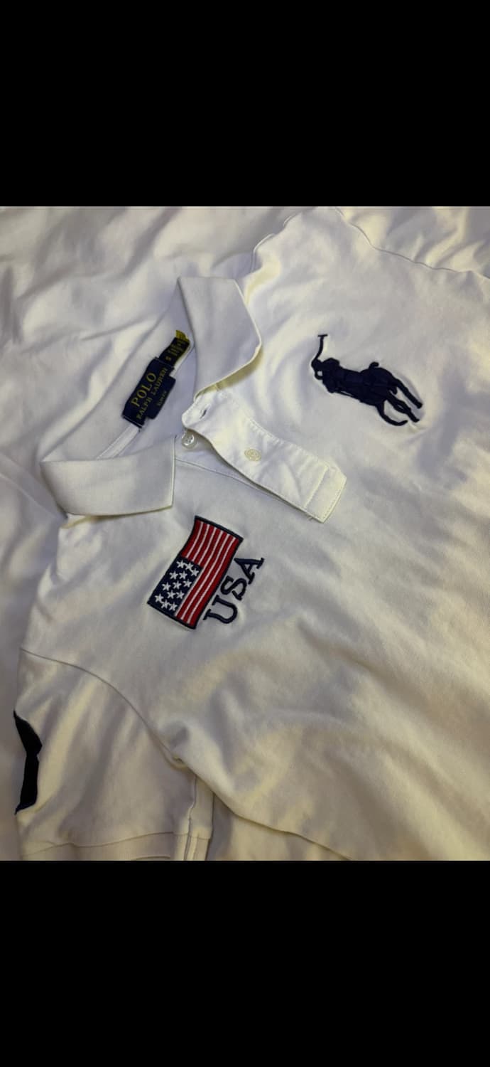 폴로 랄프로렌 빅포니 성조기 카라티 상품이미지3