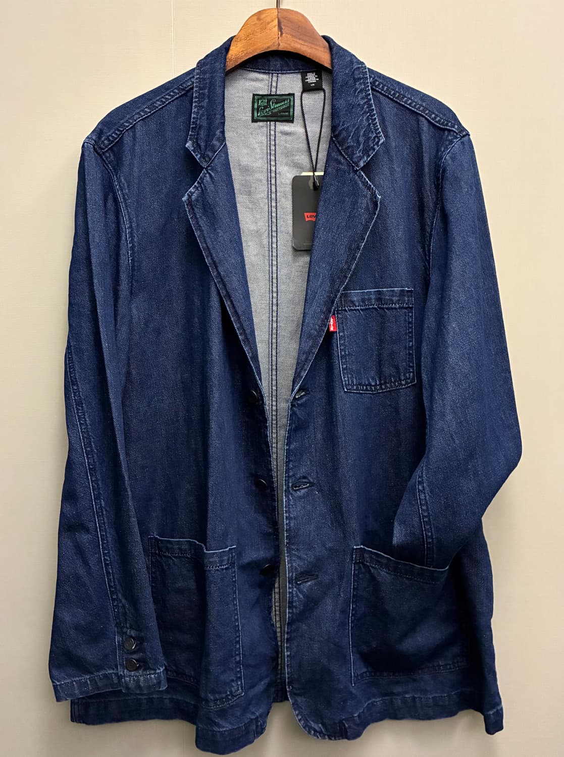 (XL)Levis 리바이스 테일러링 루즈핏 블레이저 데님자켓 상품이미지8