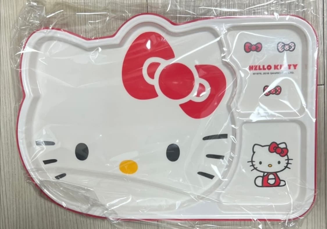 (새제품)헬로키티 얼굴 식판 상품이미지1