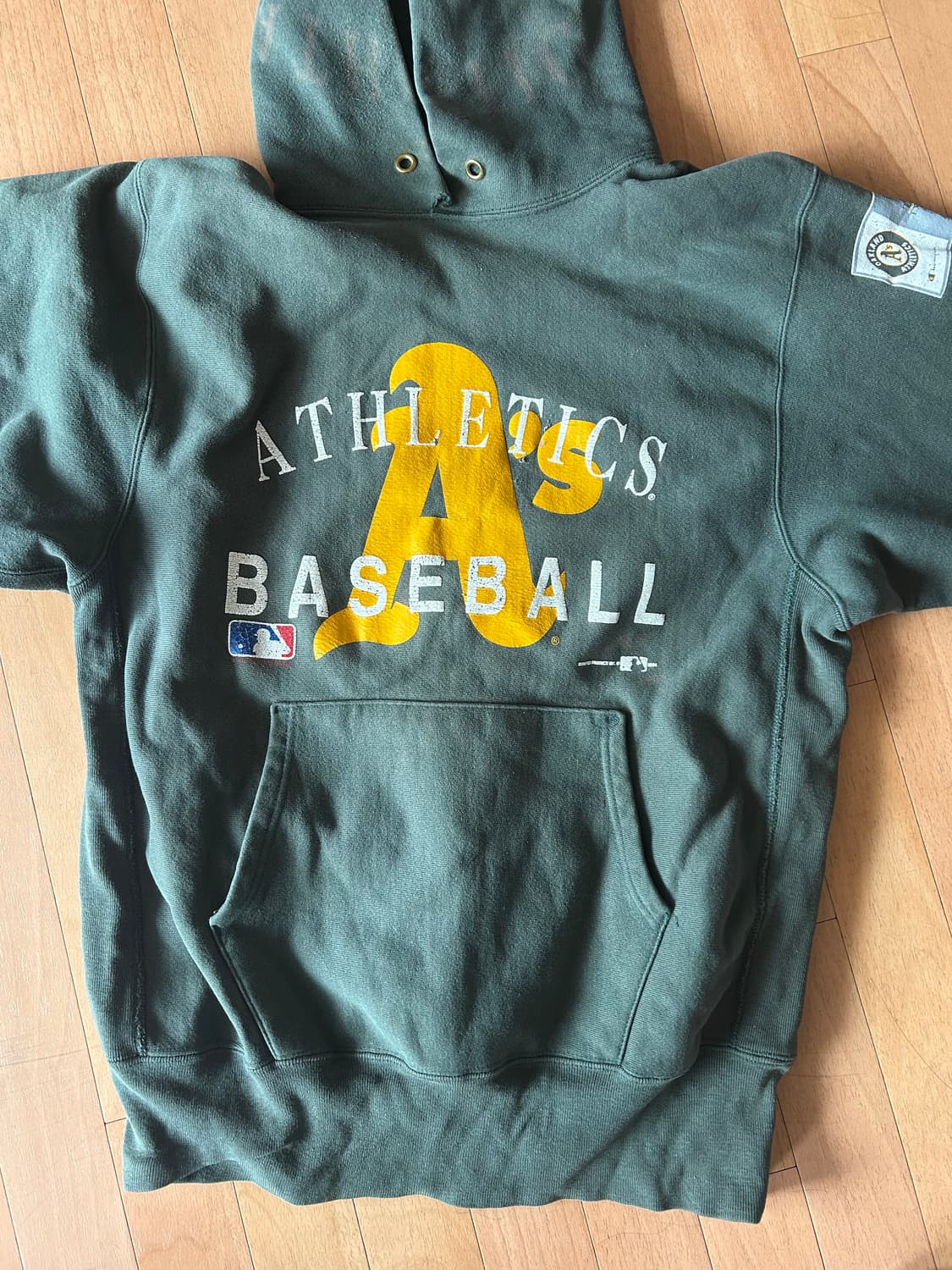 90s usa 챔피온 리버스위브 후드 상품이미지1