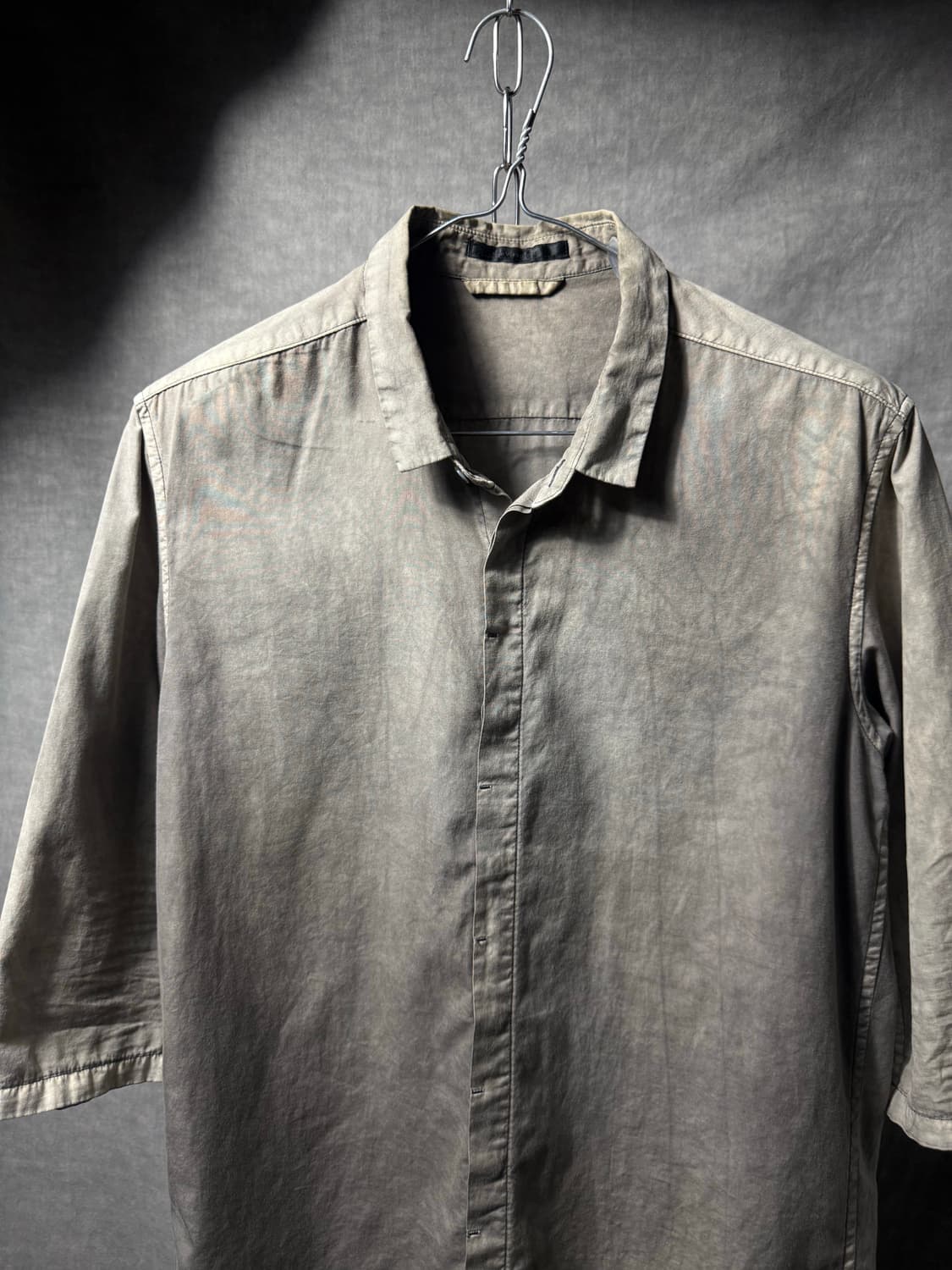 THE VIRIDI-ANNE Garment Dyed 3/4 Shirt 상품이미지4
