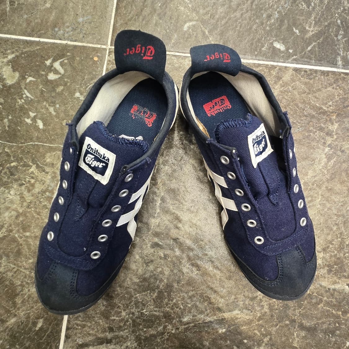 오니츠카타이거 운동화 네이비/화이트 상품이미지1