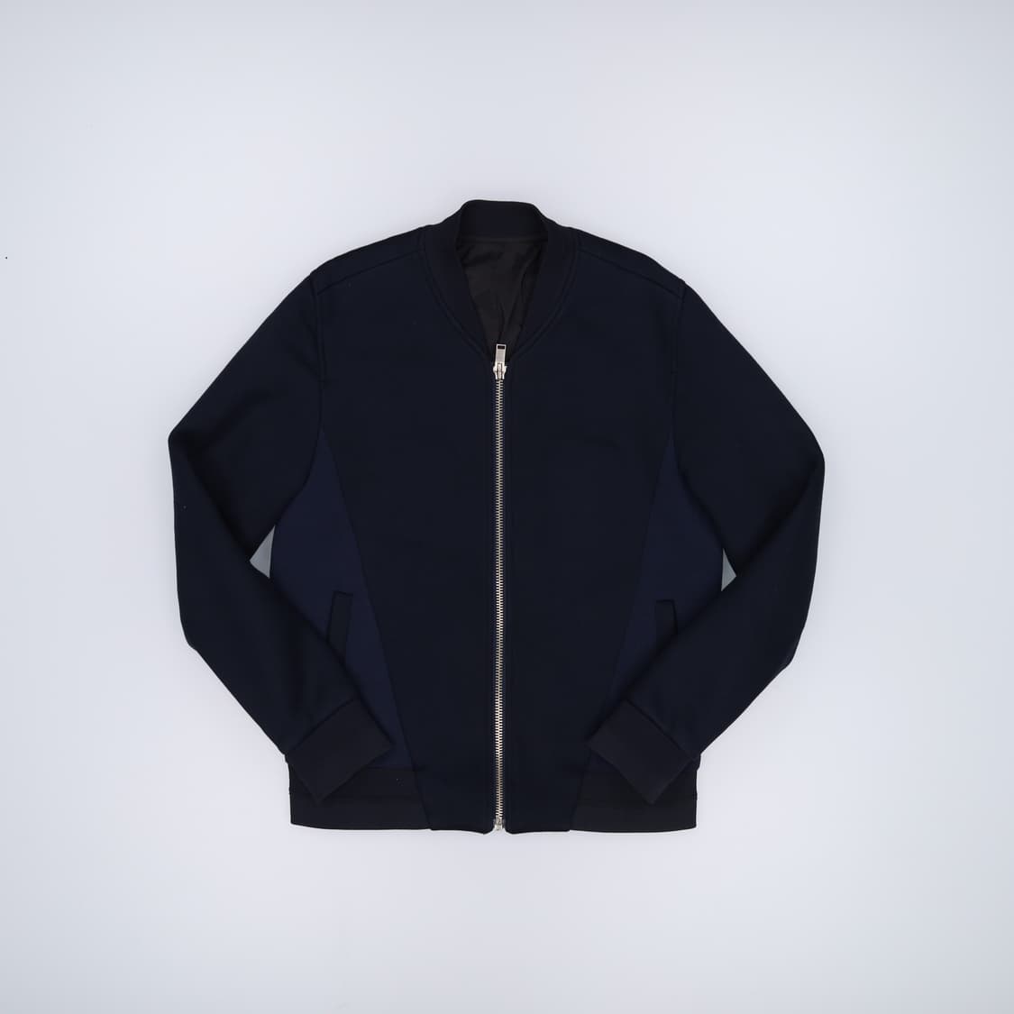 100 시스템옴므 백프린팅 블루종 자켓 0227M 상품이미지1