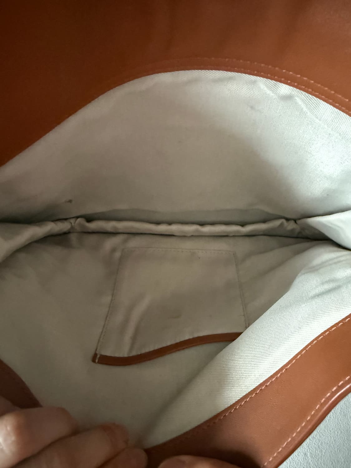 Pre owned 레더 숄더 크로스백 상품이미지6