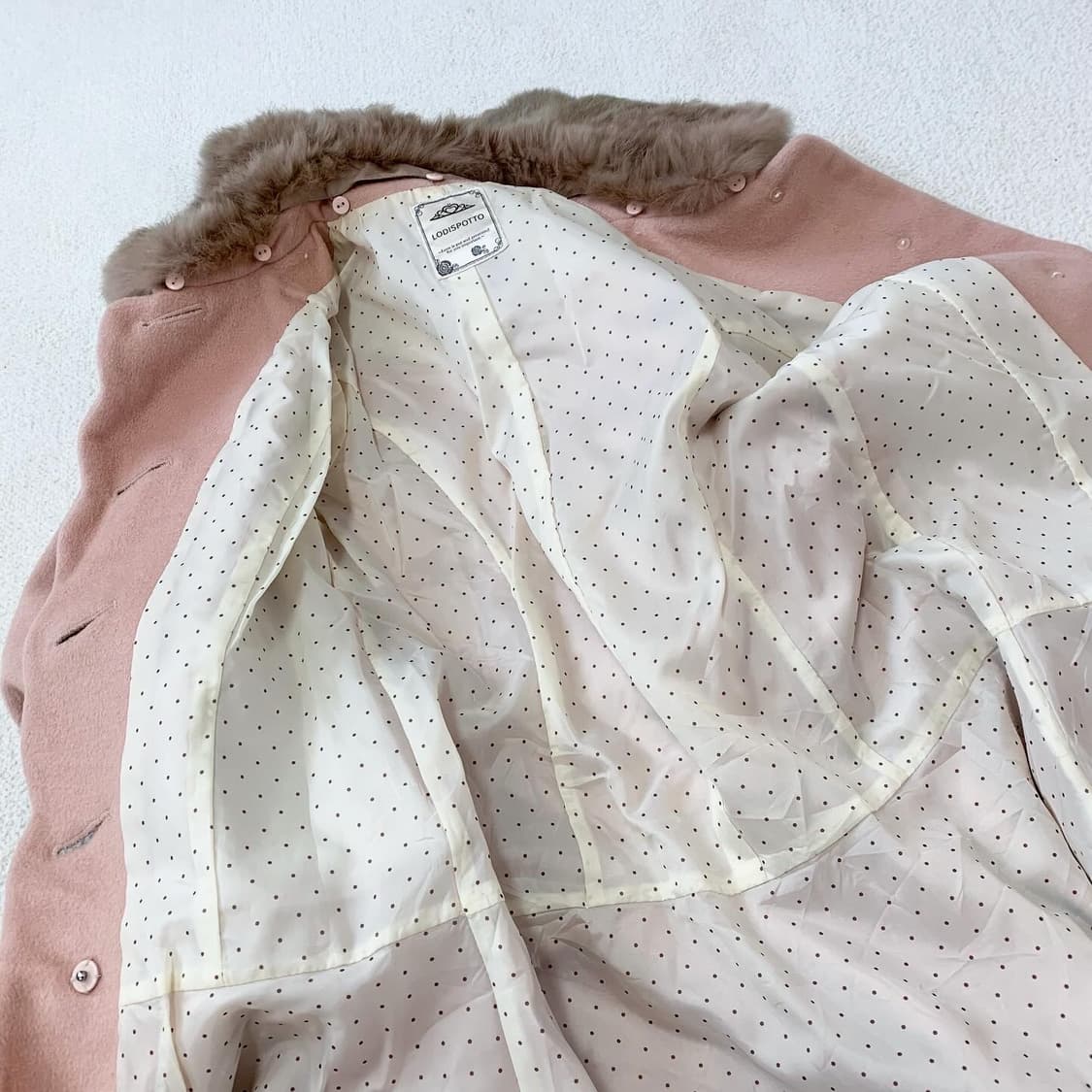 로디스포토 히메갸루 핑크 원피스 코트 상품이미지4