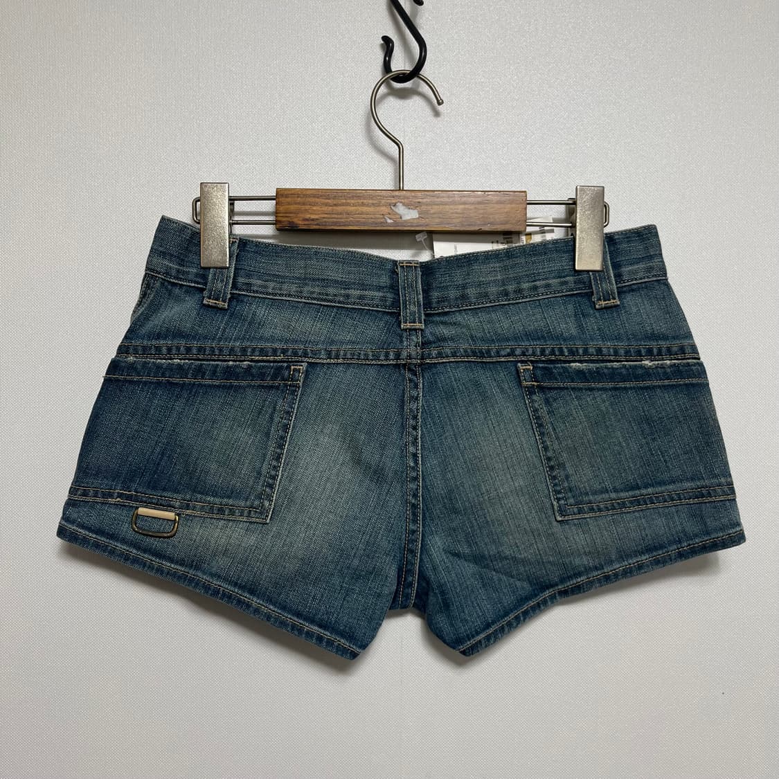 얼진 빈티지 데님 숏팬츠 27 새상품 상품이미지7