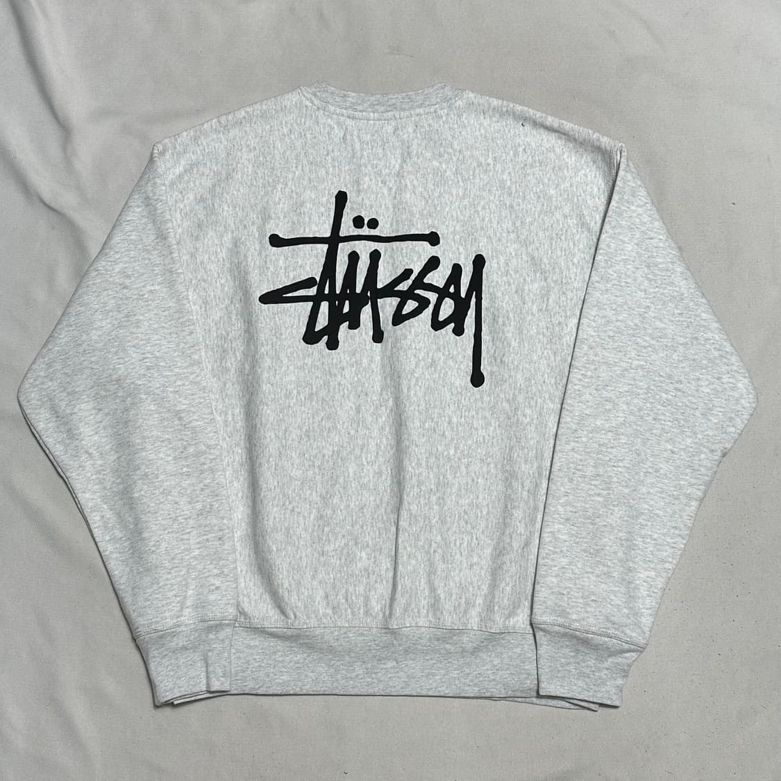 L 스투시 빅로고 애쉬헤더 기모 맨투맨 상품이미지2