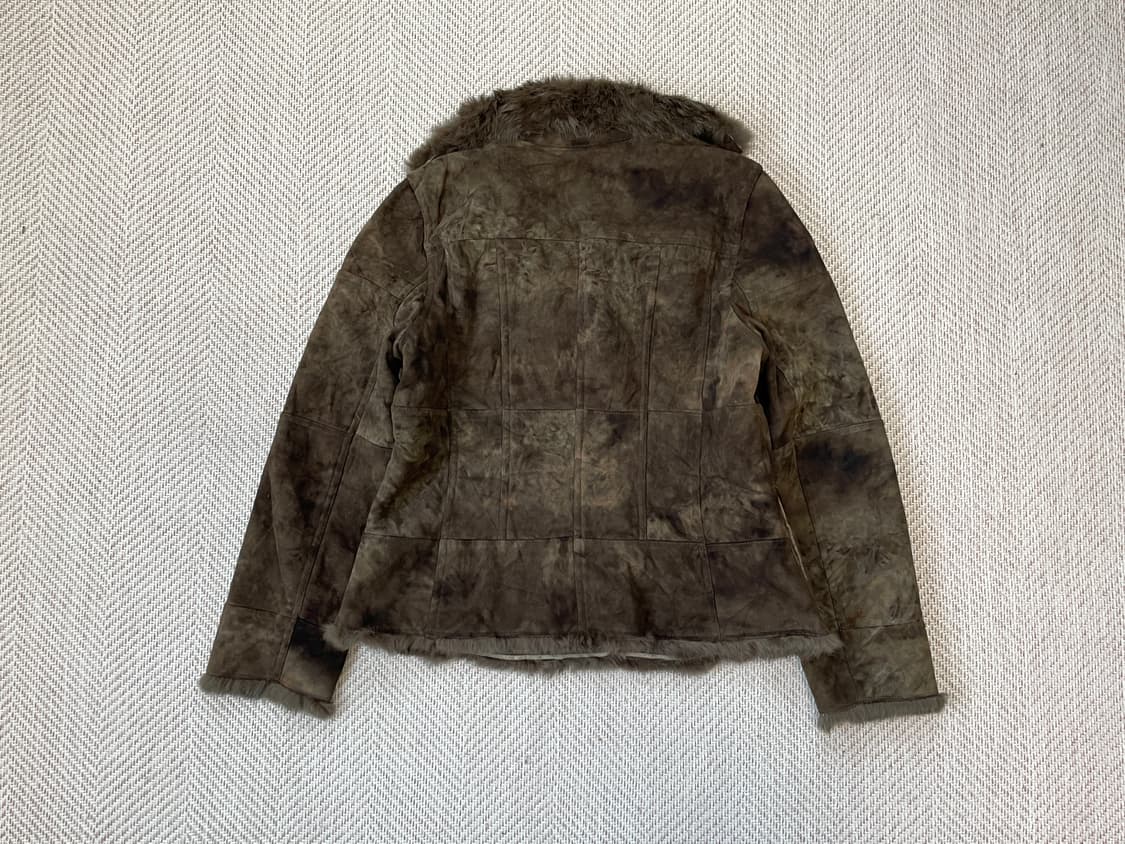 빈티지 퍼 트리밍 시어링 자켓 J03851 상품이미지6