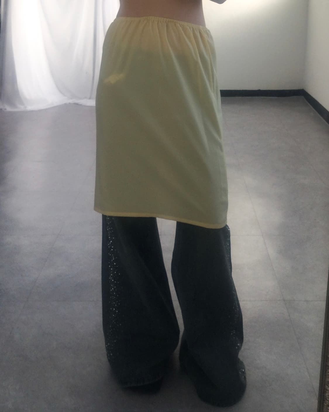 Layered skirt 상품이미지2