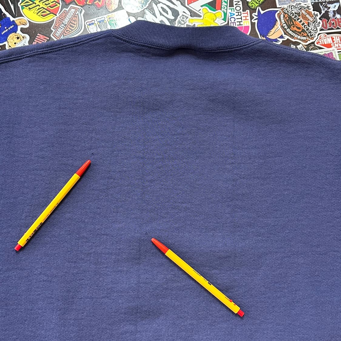 90s USA 러셀 페이디드 블랭크 빈티지 스웻셔츠 XXL 상품이미지5