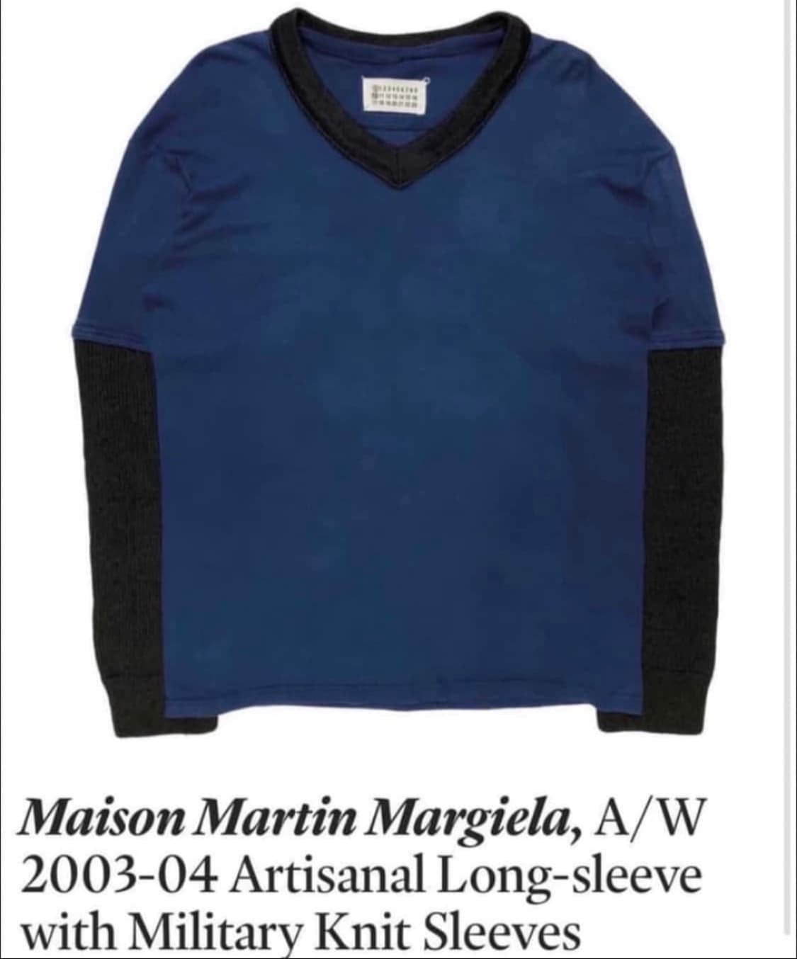 (급처) 마르지엘라 아티저널 롱슬리브 상품이미지1