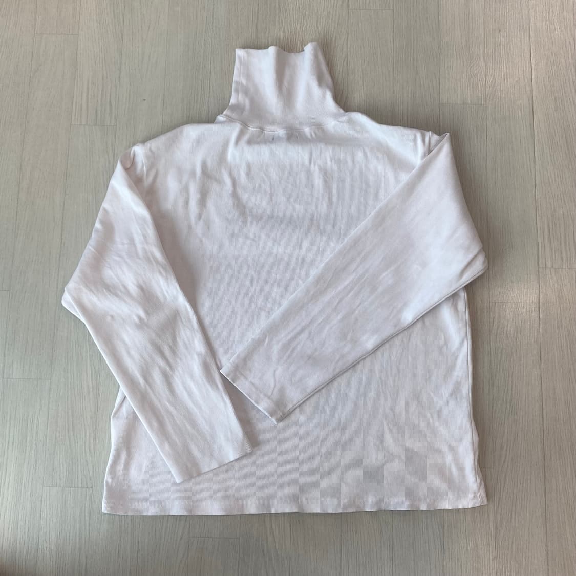 네이더스 스탠다드 모크넥 터틀넥 5 화이트 상품이미지4