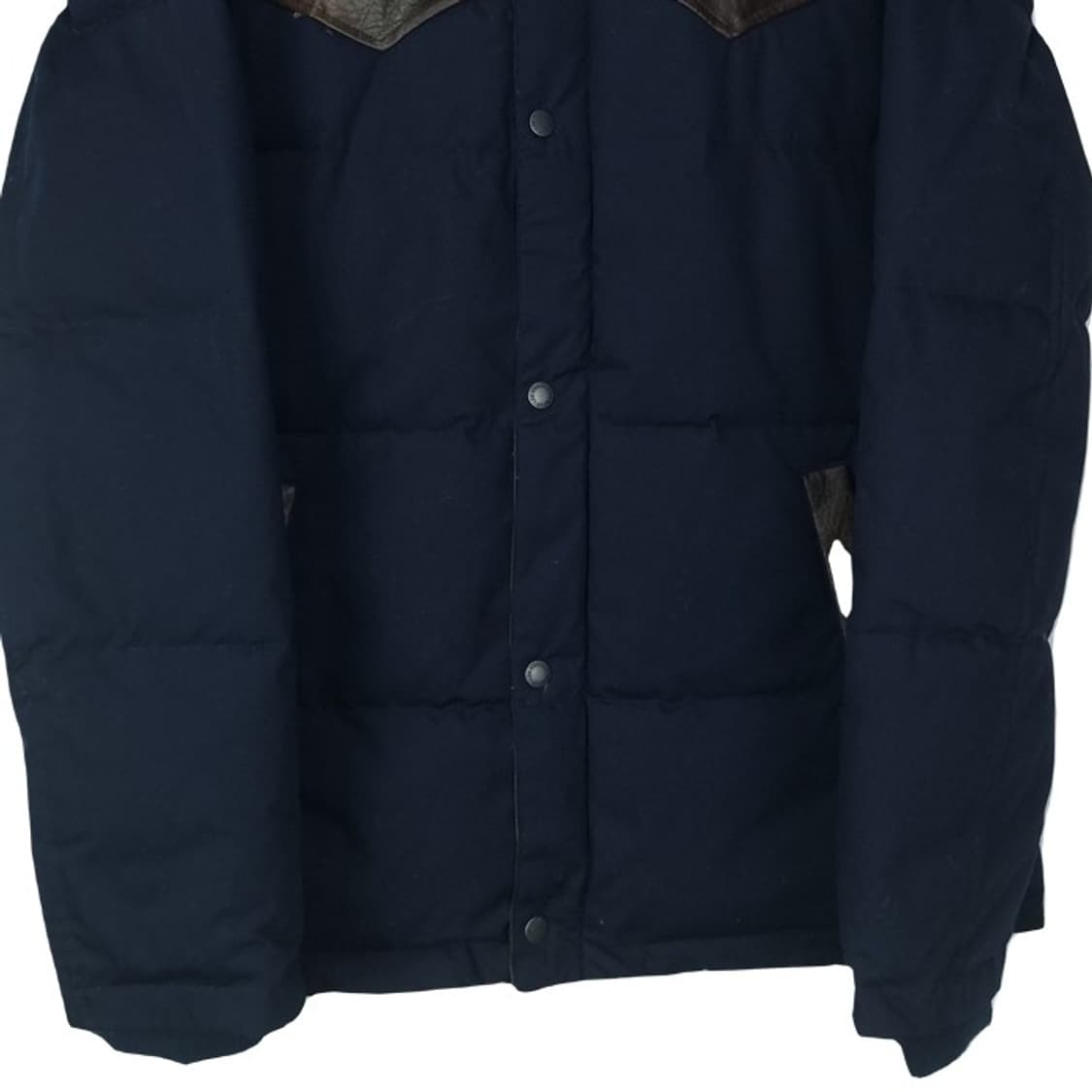 [리바이스] 비건 레더 요크 카라 퍼 패딩 자켓 M18326 상품이미지5