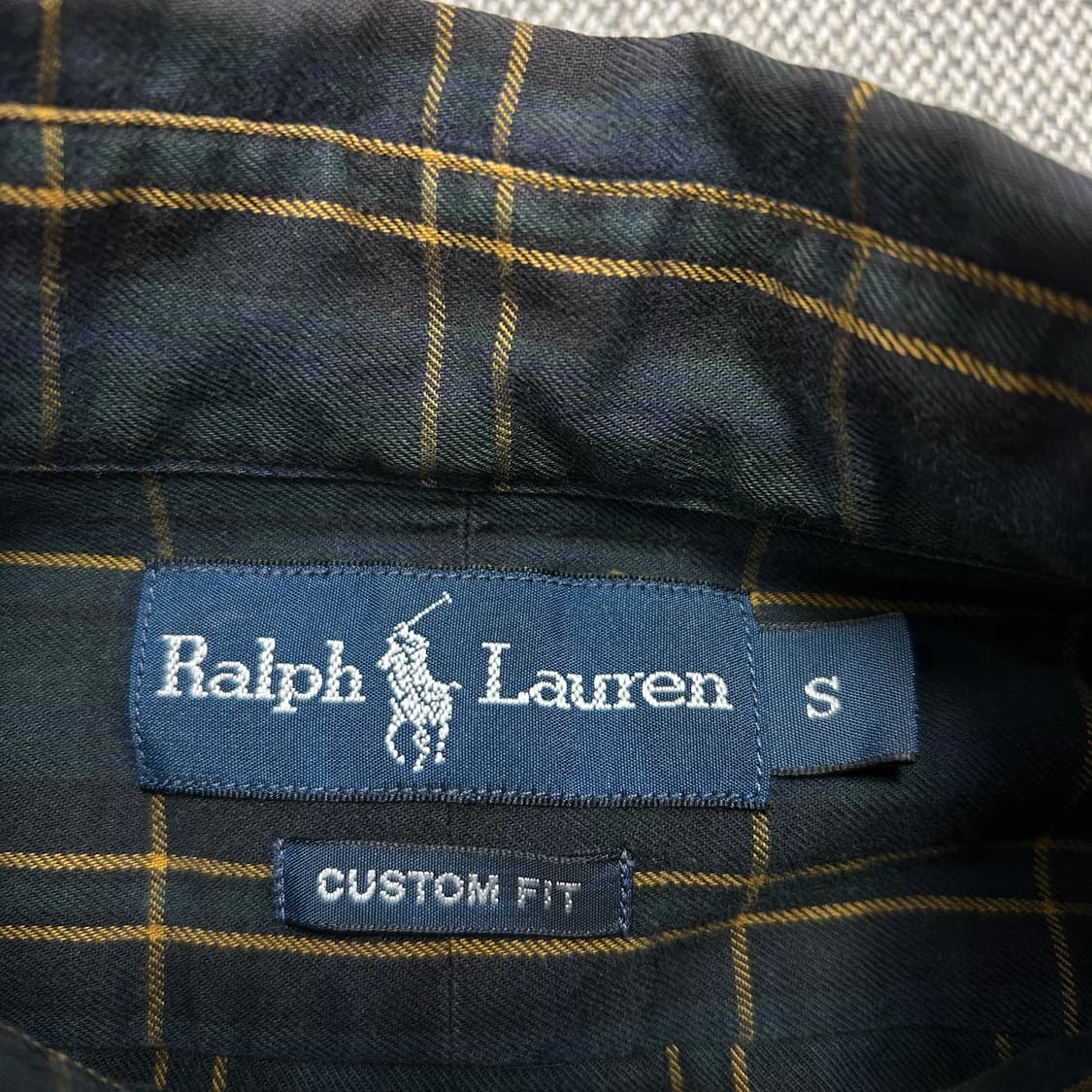 폴로 빈티지 체크셔츠(S) 상품이미지2