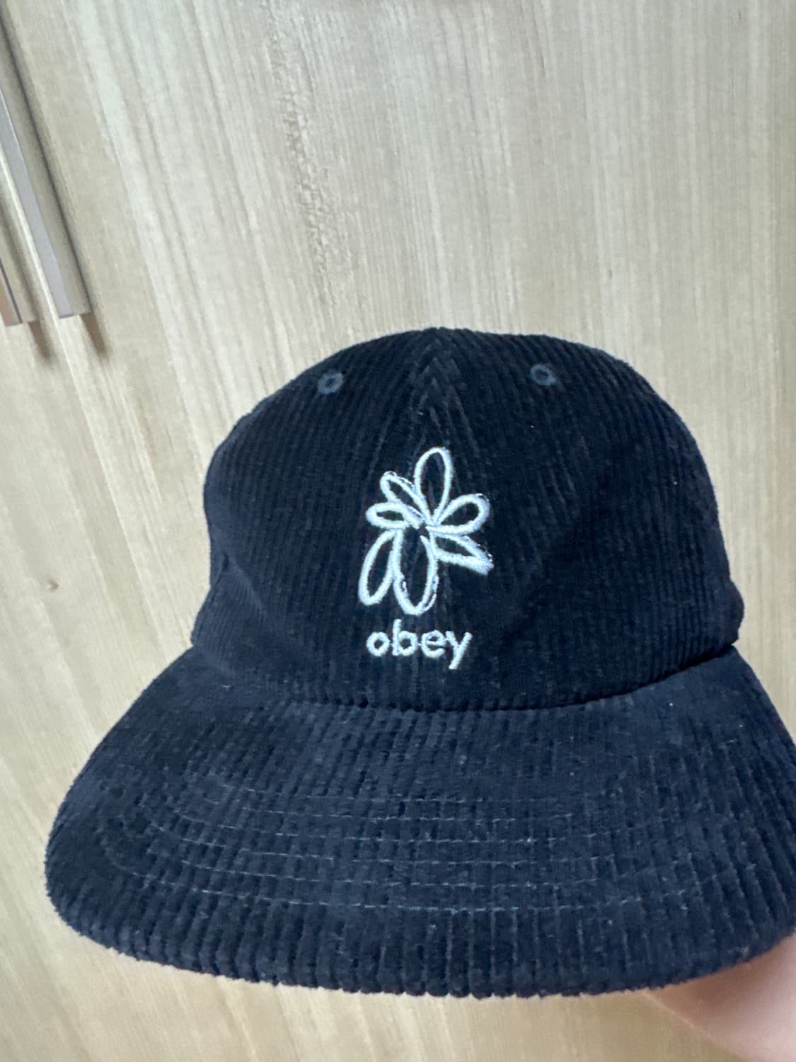 오베이 코듀로이 볼캡 상품이미지1