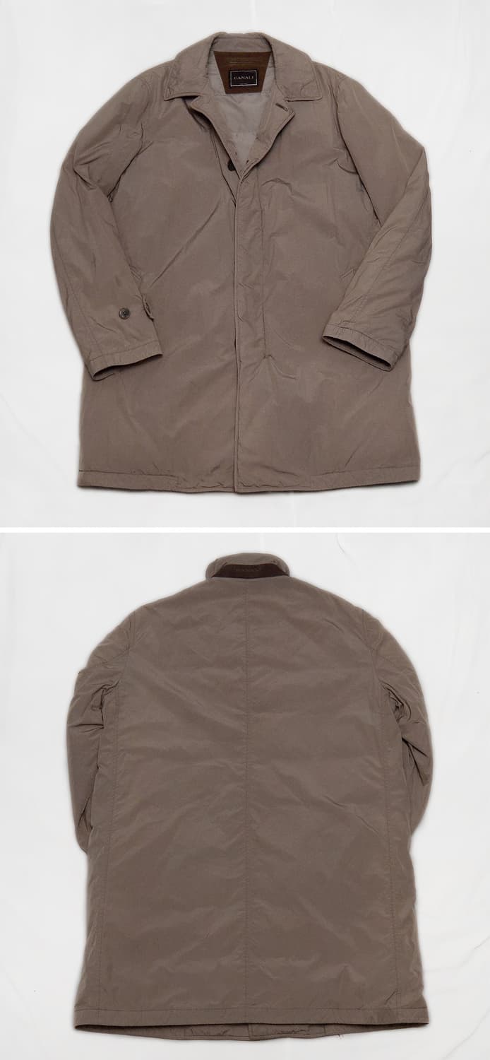 까날리 이태리 테크쉘 구스다운 클래식 패딩 코트 (50 / 100+) 상품이미지2