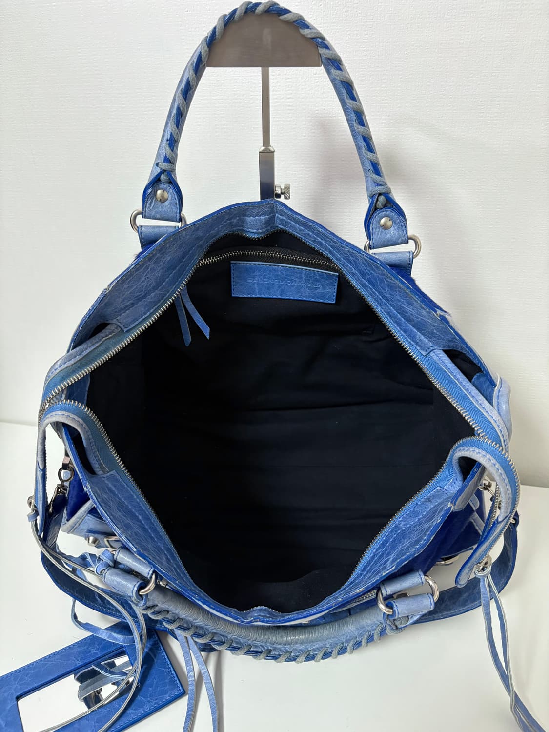 발렌시아가 시티 모터백 송치블루 상품이미지7