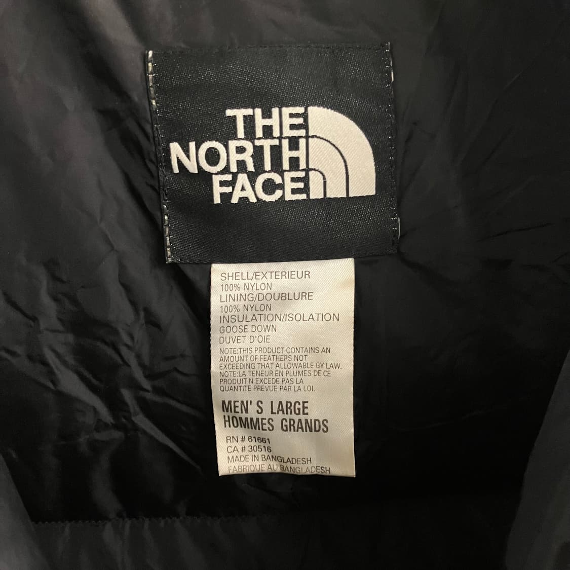 노스페이스 700 블랙 눕시 푸퍼 구스다운 롱패딩 L 상품이미지3