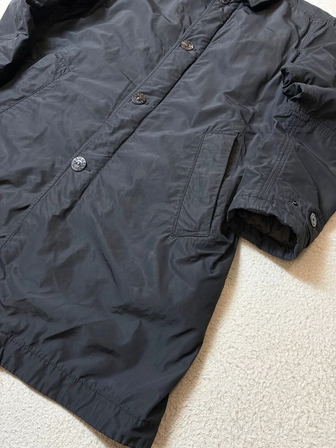 스톤아일랜드 마이크로 렙스 패치 트렌치 코트 PN6653 상품이미지5