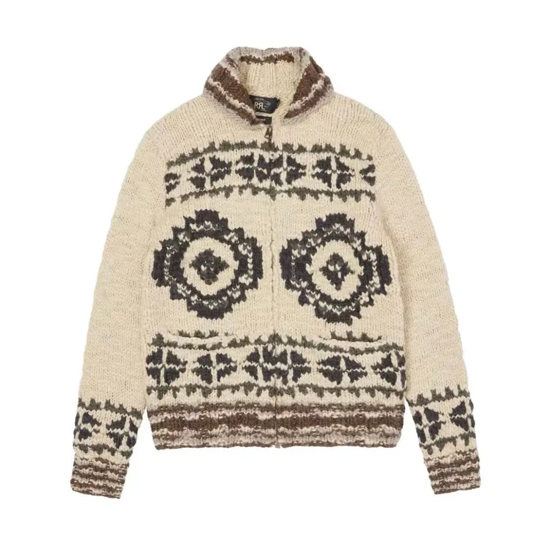 Rrl 더블알엘 버팔로 숄카라 가디건 L 상품이미지2