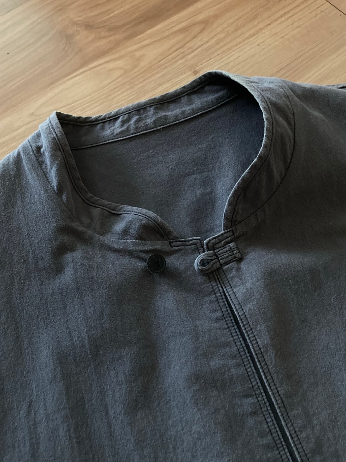 THE HINOKI 더 히노키 스탠드 차이나 밴드 만다린 카라 셔츠 자켓 상품이미지3