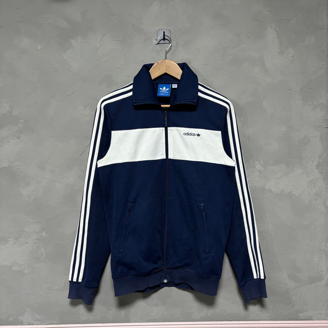 아디다스 베켄바우어 져지 트랙탑 화이트 네이비 상품이미지1