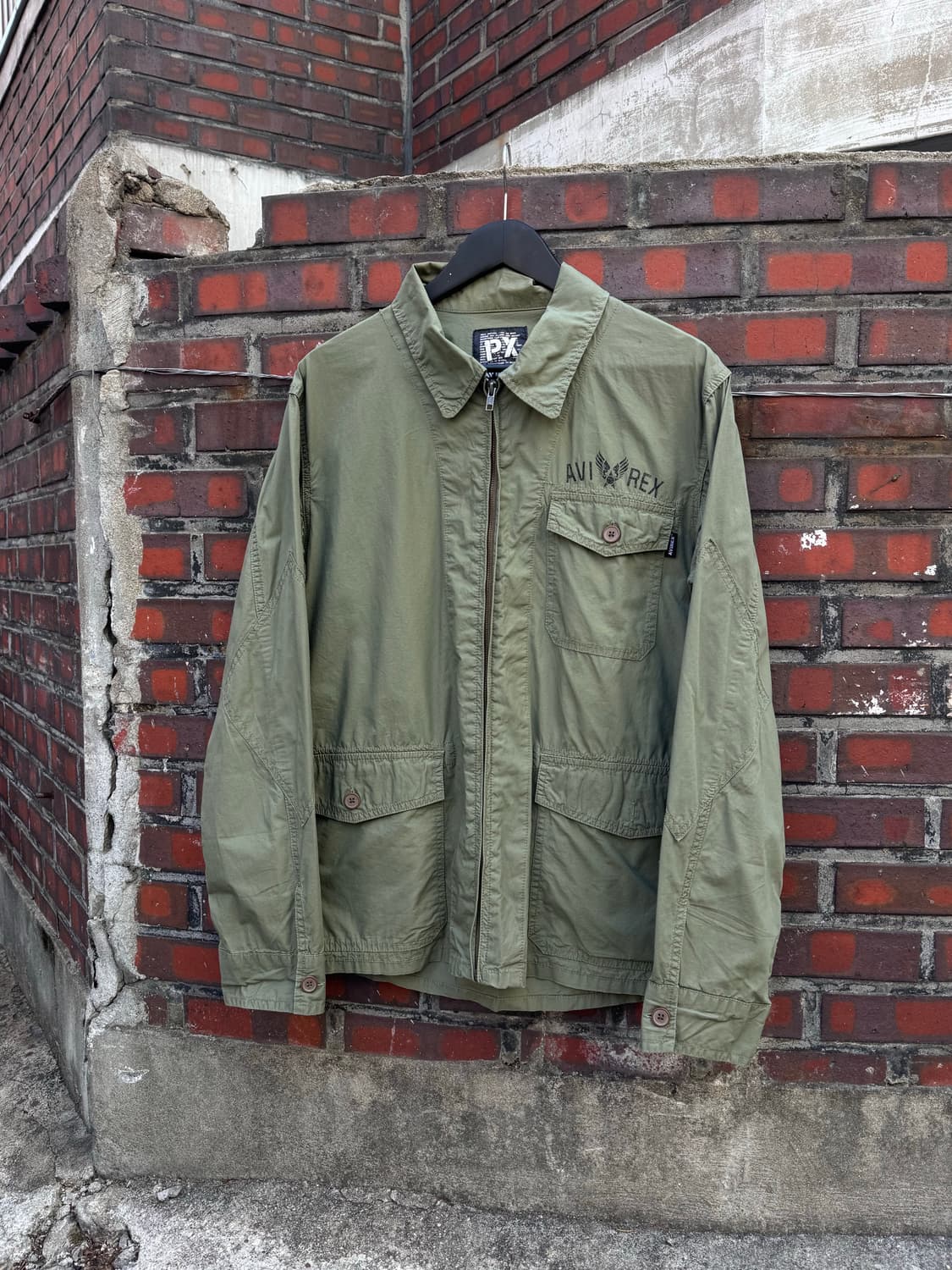 아비렉스 카키 밀리터리 자켓 상품이미지1