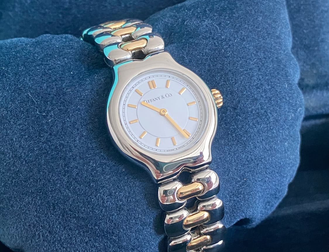 티파니 티솔로 24mm 여성용 스몰 18k 콤비 쿼츠 상품이미지4