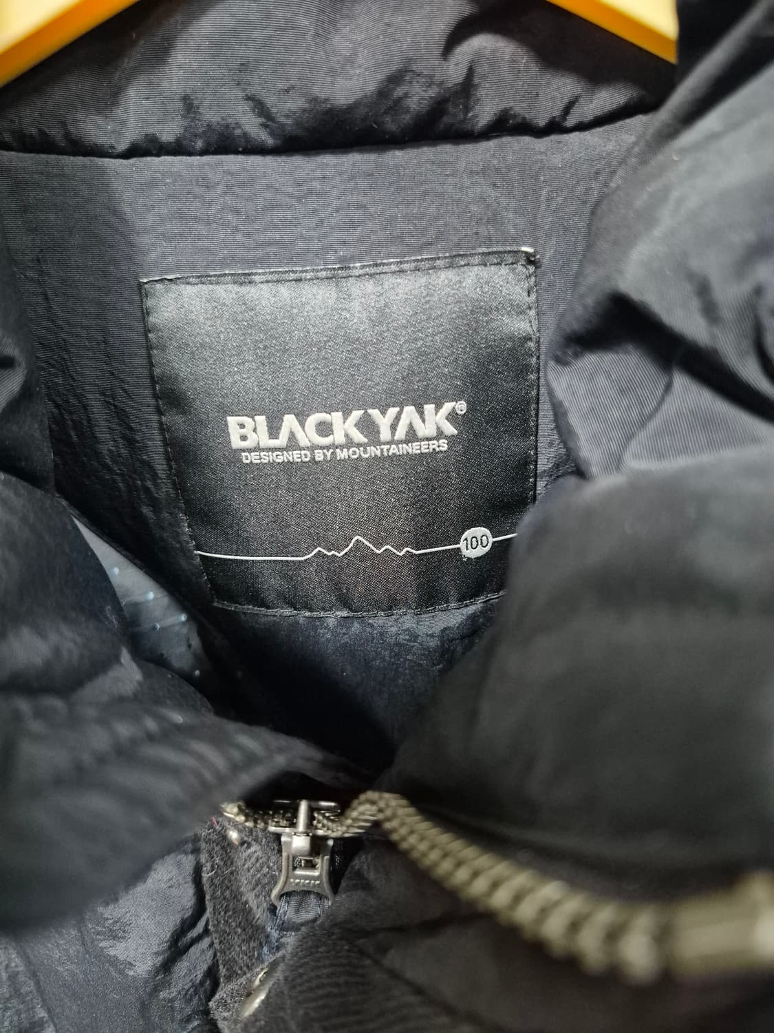 블랙야크 후드 퍼 패딩 점퍼 블랙 남성100 상품이미지3