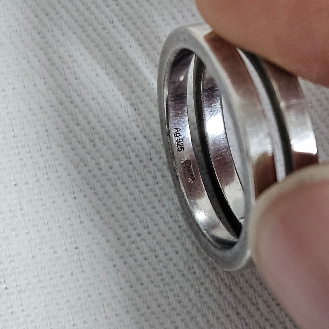 구찌 스몰로고 실버925 반지 16호 상품이미지3