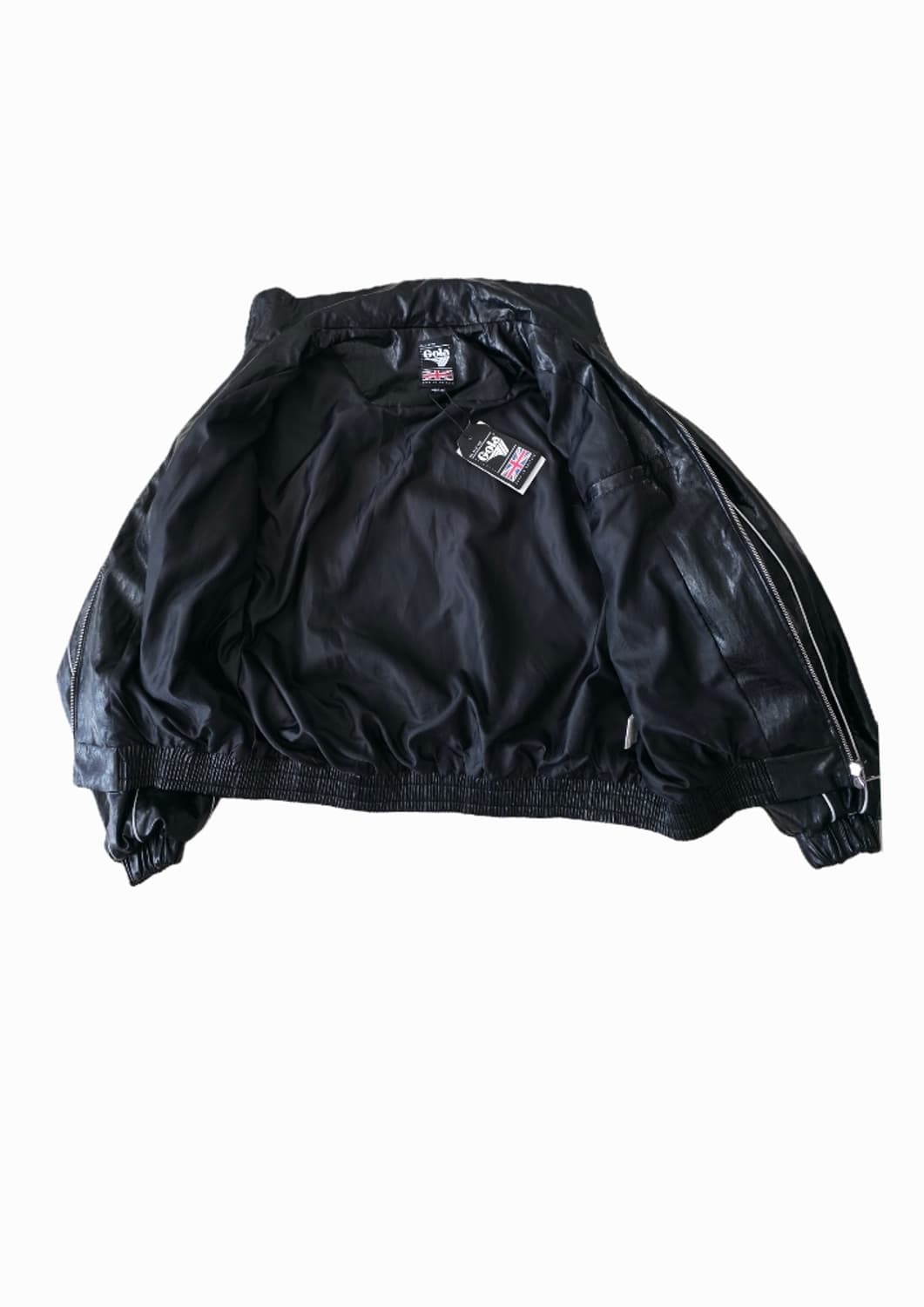 [M] 골라 가죽 하이넥 점퍼 상품이미지2