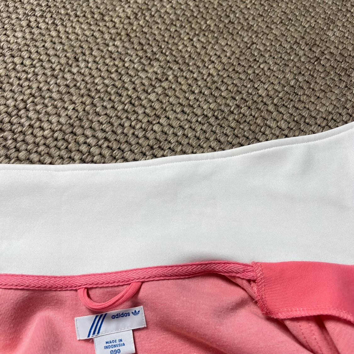 아디다스 빅로고 트랙탑 원피스 딸기우유 90 상품이미지6