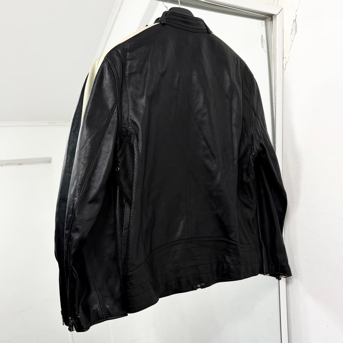 Nipper 양가죽 레이싱 바이커 자켓 상품이미지5