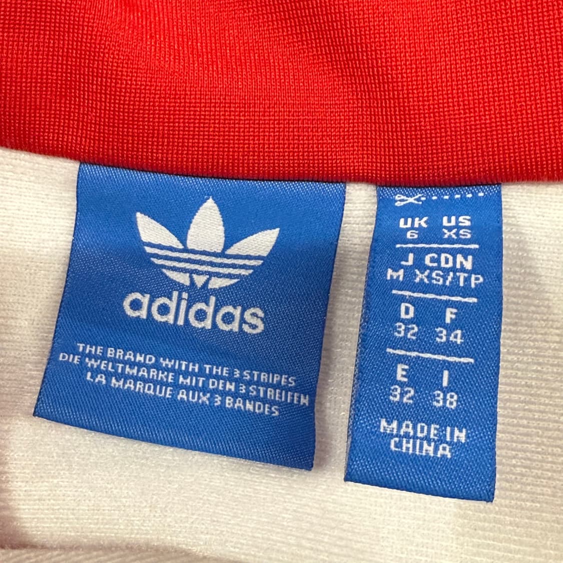 [정품/XS] 아디다스 삼선 트랙드레스 레드 화이트 b16 상품이미지5