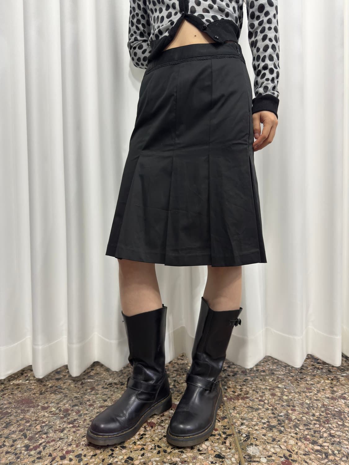 pleats midi skirt 상품이미지1