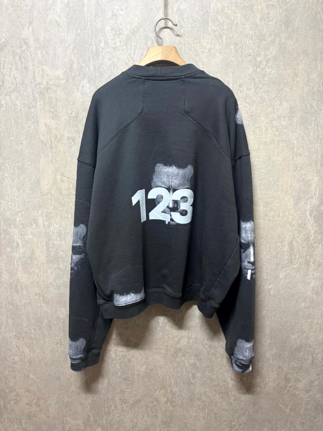 RRR123 / 페이스 프린팅 맨투맨 상품이미지3