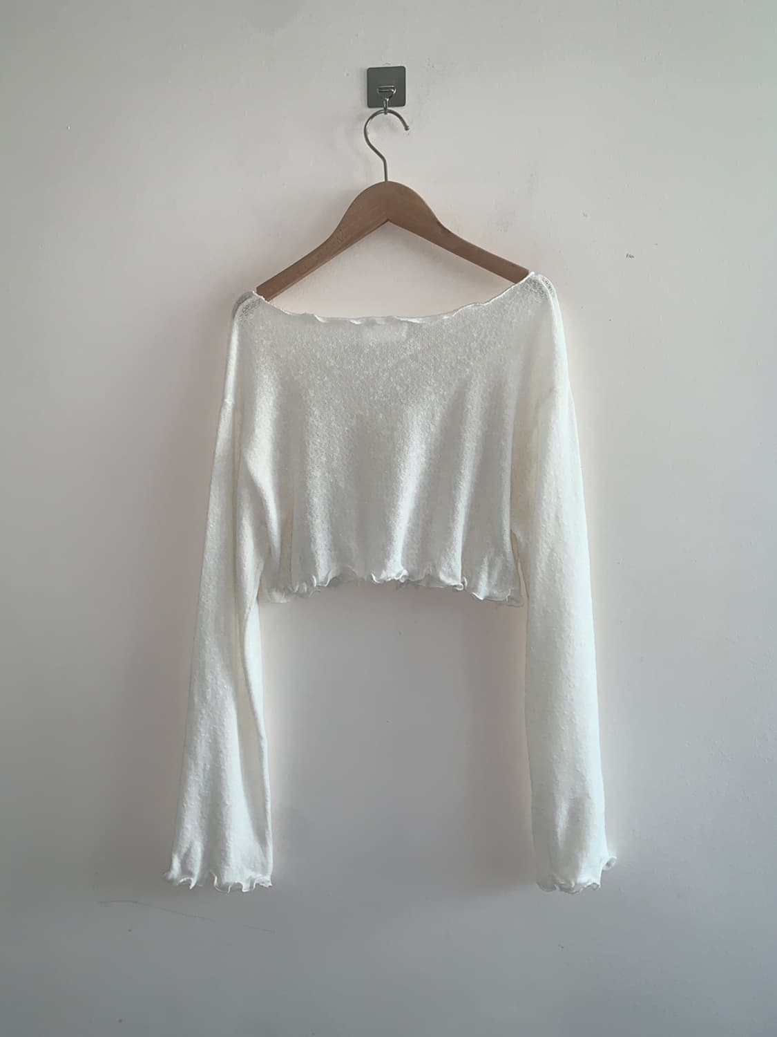Cong button frill cardigan 상품이미지6