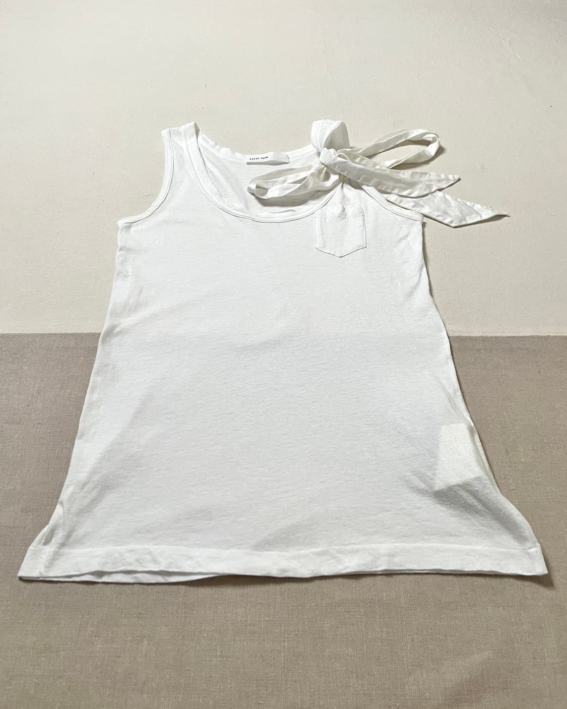 사카이 리본 슬리브리스 탱크탑 sacai  상품이미지3