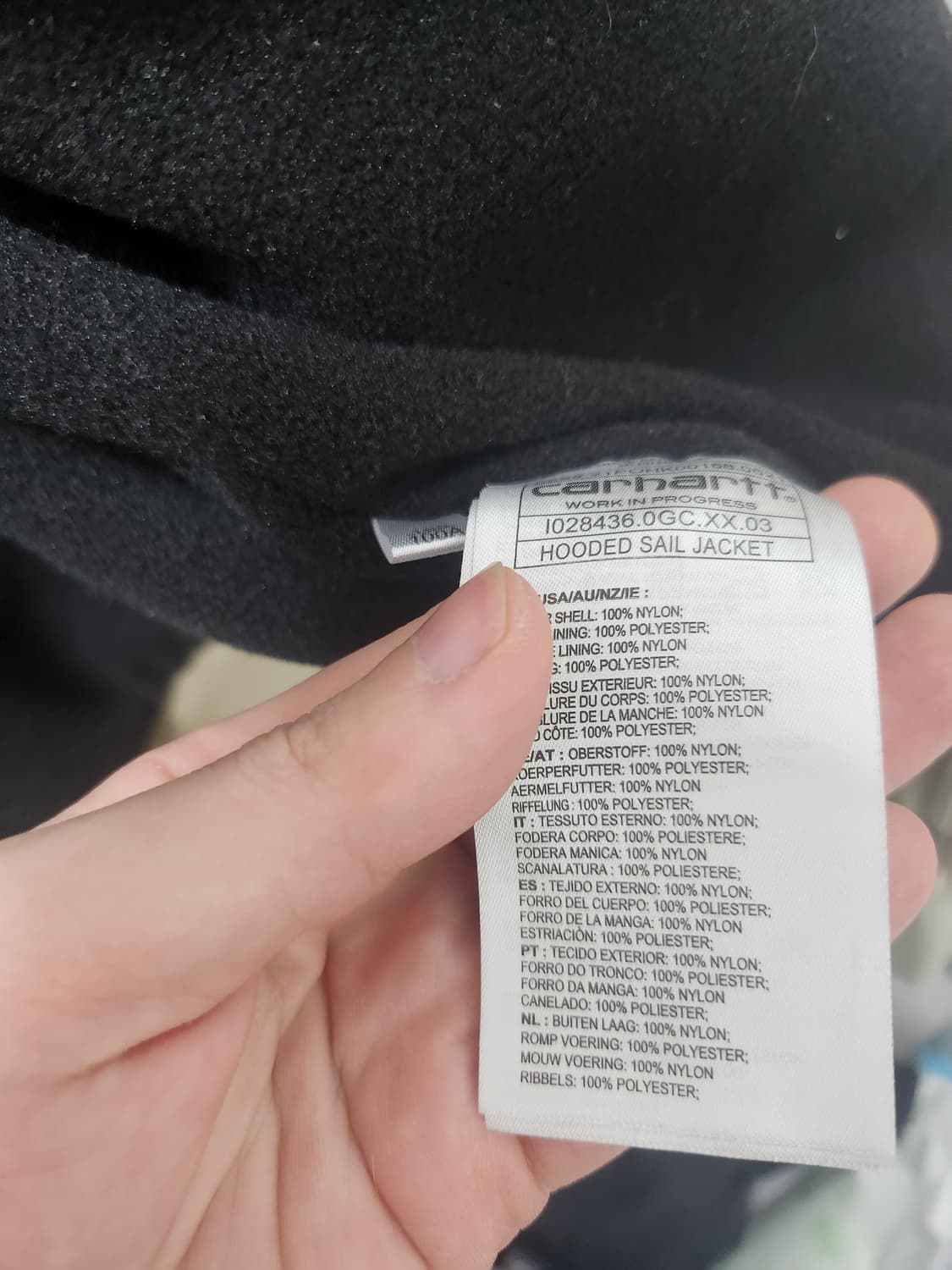 칼하트WIP 세일 후디드 자켓 XL 상품이미지3