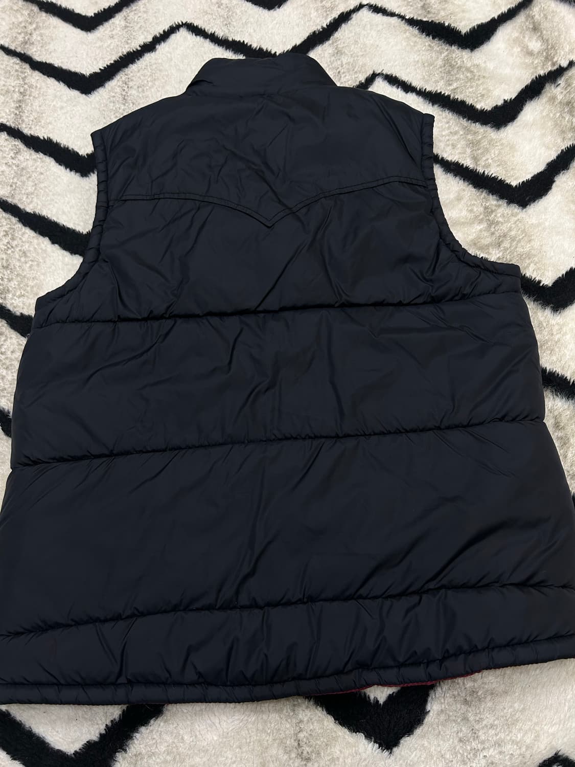 [M]트루릴리전 푸퍼 패딩 조끼/블랙 상품이미지4