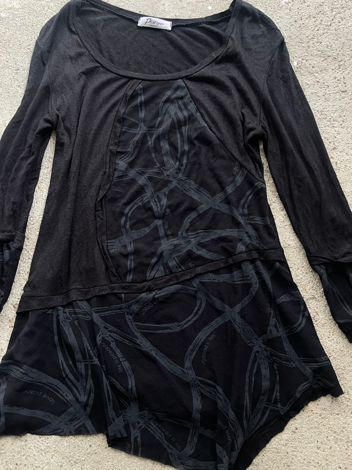 (Unknown)y2k layered sleeve t 상품이미지5