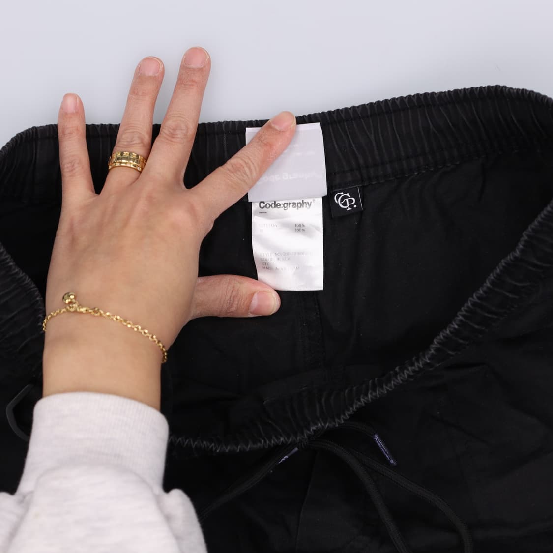 L 코드그라피 반바지 팬츠 0311H1 상품이미지4