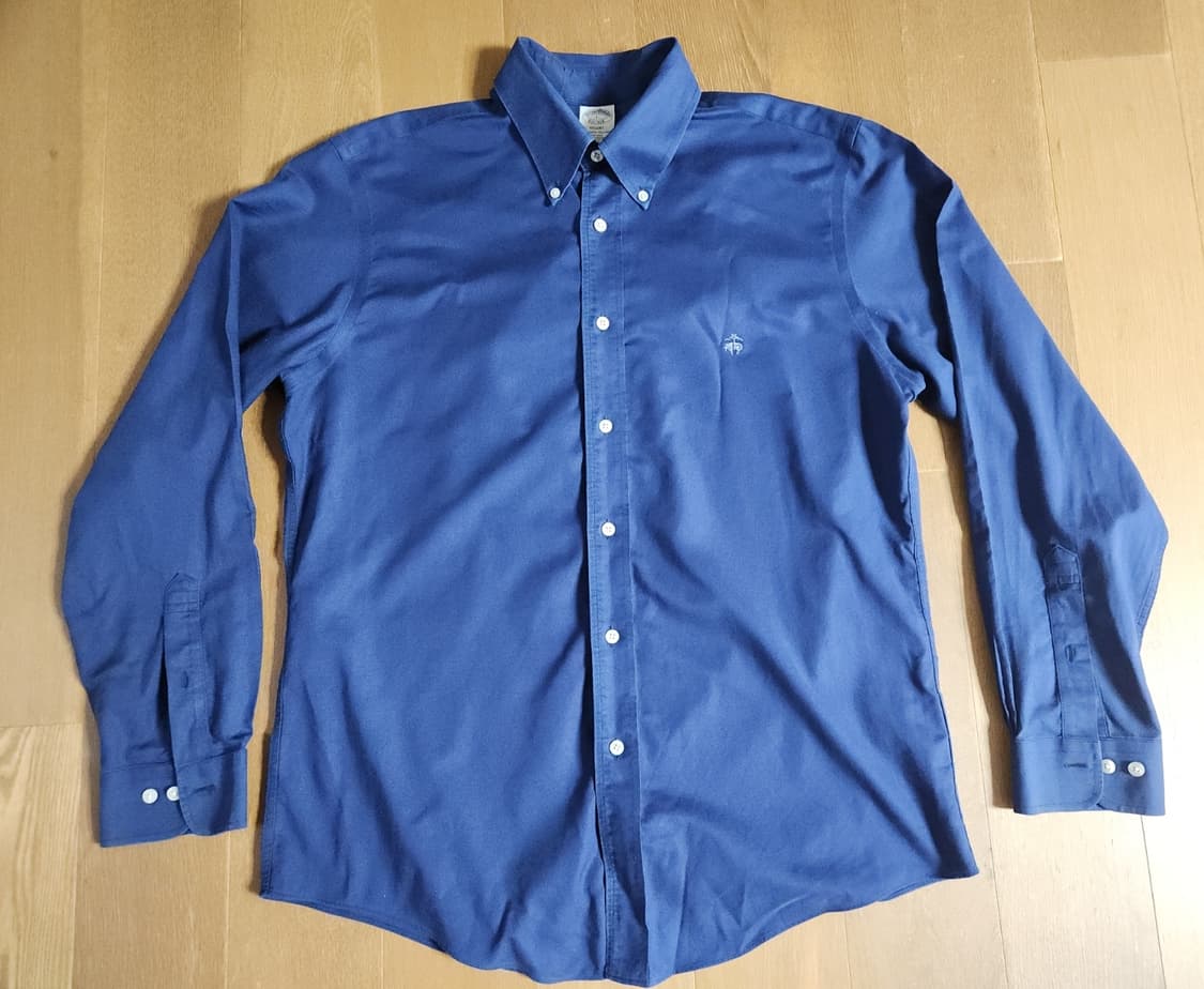 브룩스브라더스 리젠트핏 네이비 옥스포드셔츠(L) 상품이미지1