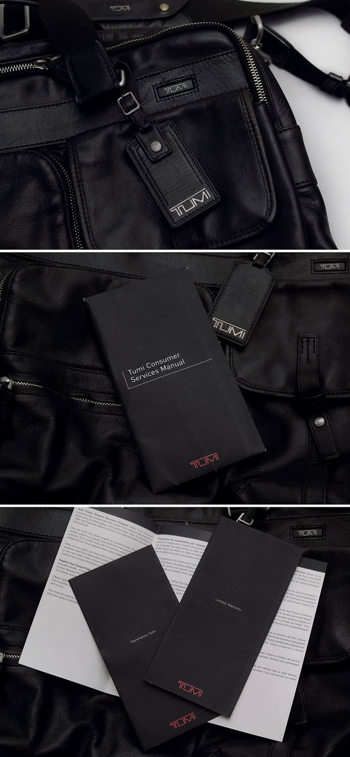 투미 (TUMI) 알파 라레도 블랙 나파레더 가죽 브리프케이스 상품이미지9