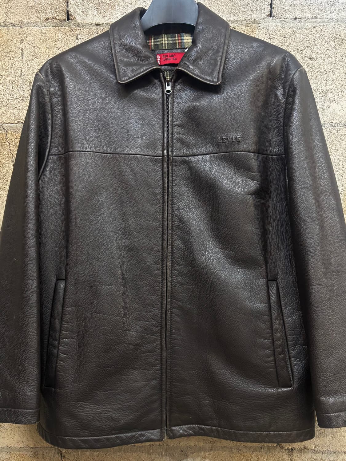 리바이스 레드탭 레더 집업 자켓 상품이미지3