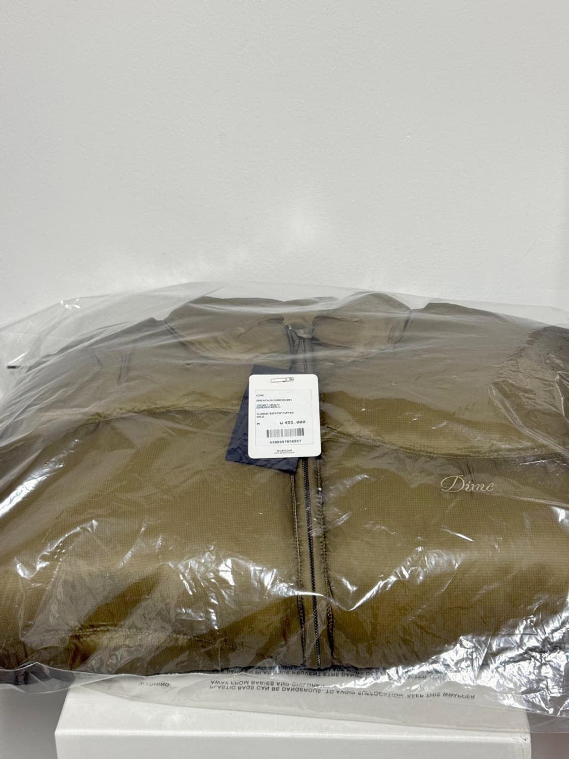 [M] DIME 다임 클래식 립스탑 푸퍼 자켓 골드 숏패딩 패딩 상품이미지5