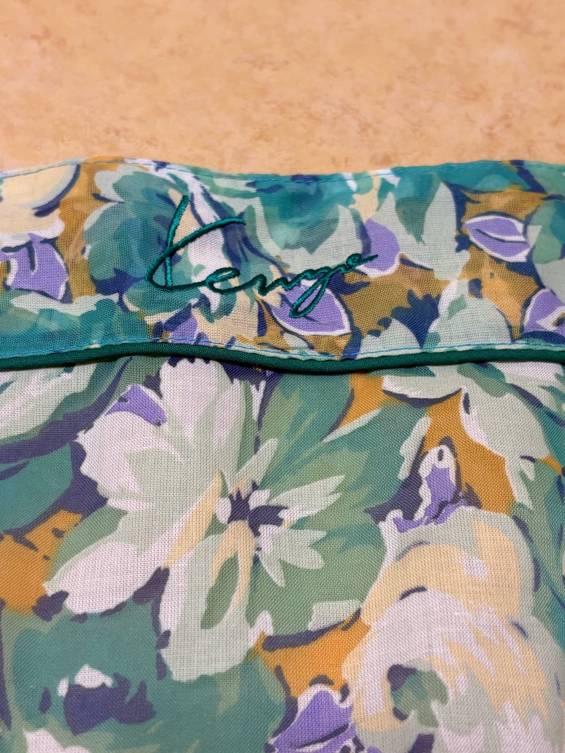 겐조 플로럴 앞치마 빈티지 켄조 에이프런 플라워 패턴 상품이미지2